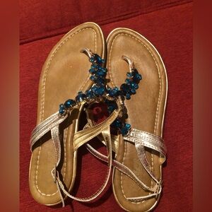 Jeweled sandals